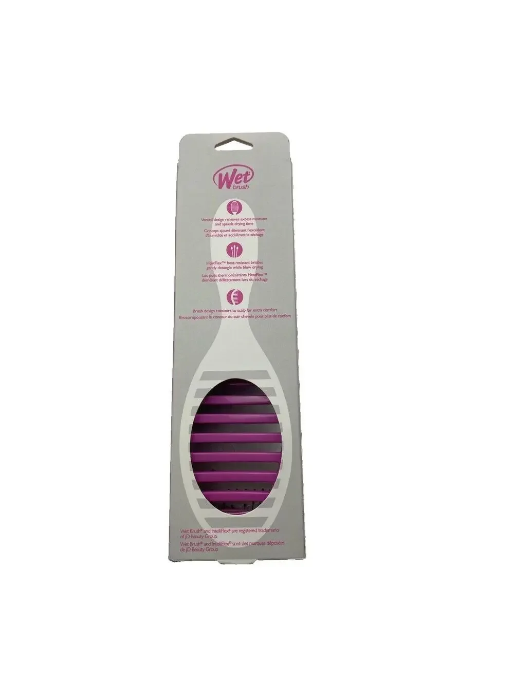Wet Hair Brush Detangler Smooth Tangle-Free Brushing for All Hair Types New